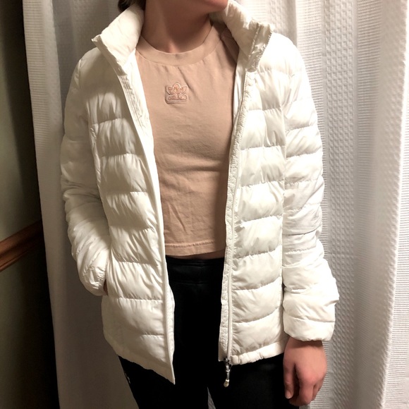 Jackets & Blazers - White Down fill puffer jacket coat
